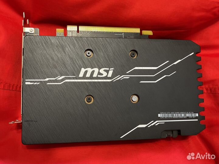 Видеокарта MSI Ventus XS OC edition 1660 Super