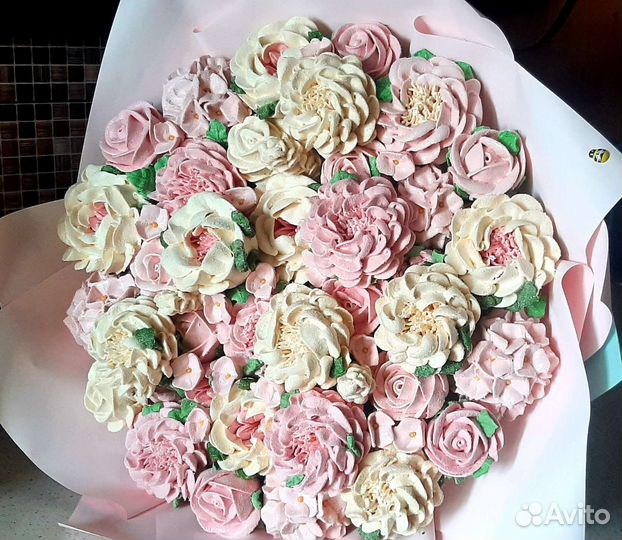 Букеты из зефирных цветов - удивительный подарок