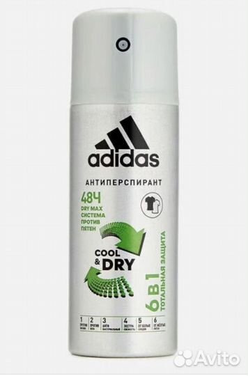 Гели для душа Adidas, дезодоранты Adidas ассорт