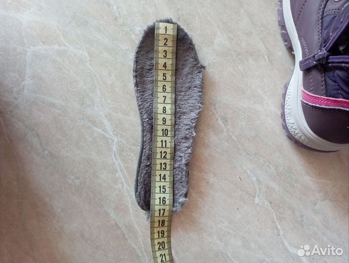 Сапоги зимние для девочки 26 размер