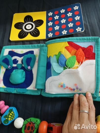 Развивающие игрушки, мягкая книга