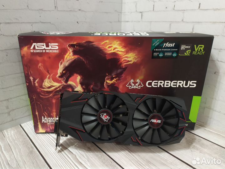 Asus GTX 1070Ti 8 Gb Cerberus