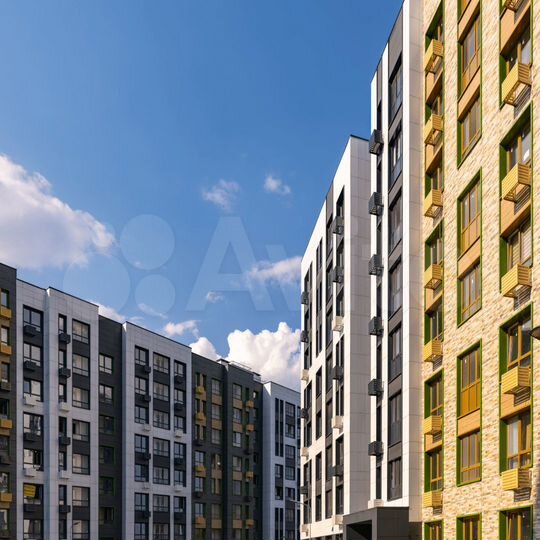 2-к. квартира, 54,1 м², 6/8 эт.