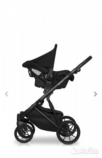 Коляска Riko Basic Delta Ecco 3 в 1 Mokka