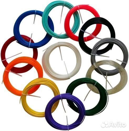 Пластик для 3D-ручки Cactus 12 цветов