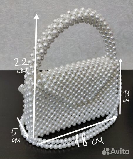 Сумка из бусин ручной работы