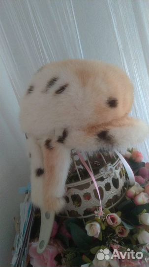 Шапка норковая женская