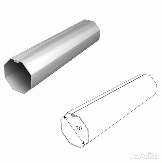 Вал и шпонка DoorHan