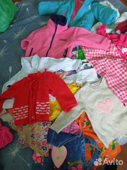 Вещи девочке до года