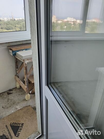 Балконная дверь с окном бу