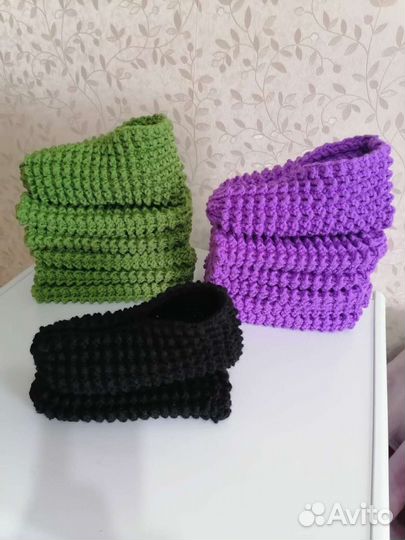 Вязаные носочки