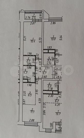 2-к. квартира, 48,2 м², 2/8 эт.