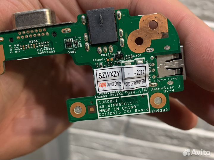 Плата питания vga usb разъем питания dell 5110