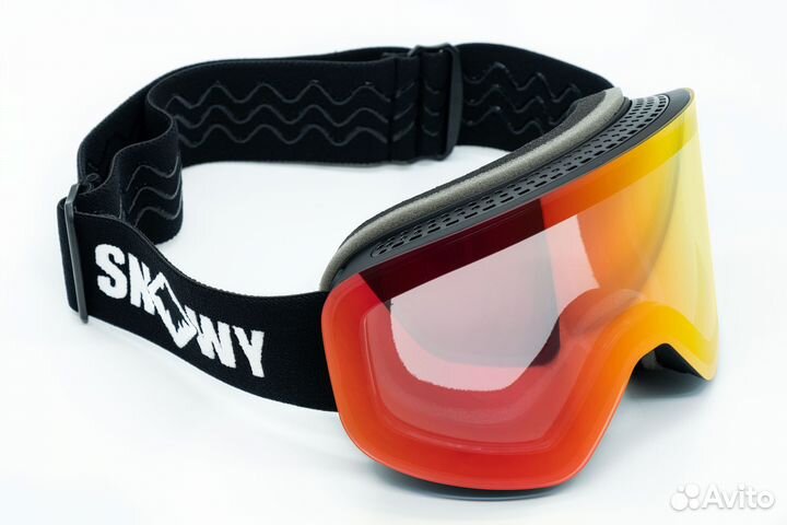 Маска фотохромная snowy aura black S1-S3