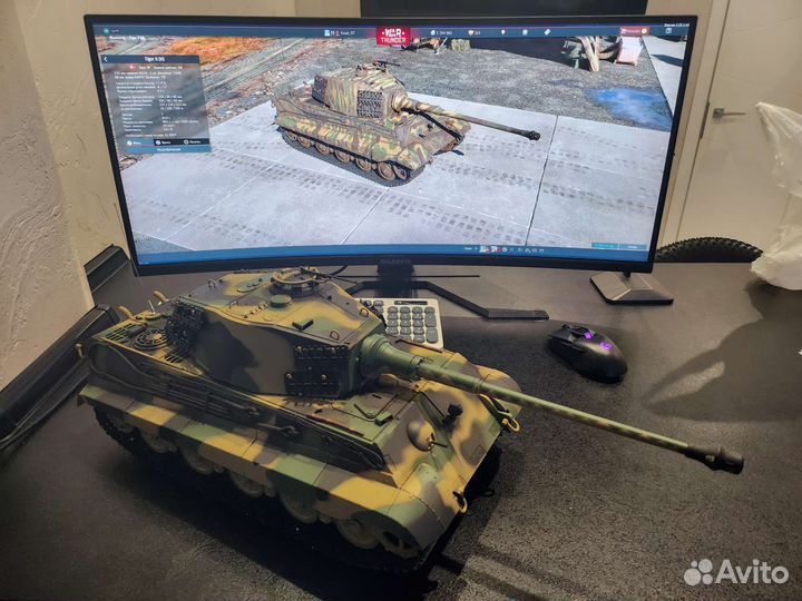Танк Tiger 2 (королевский тигр) RC