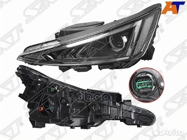 Фара hyundai elantra 18-20 LH LED+галоген ST-13