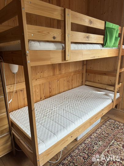 Кровать двухьярусная IKEA б/у