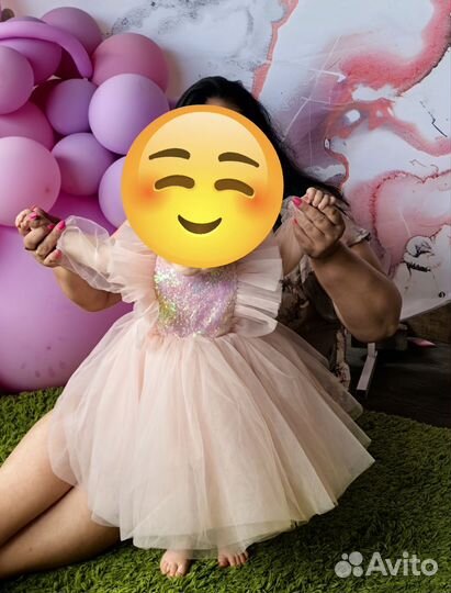 Платье на девочку 80 размер