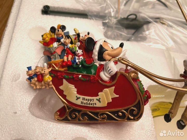 Вращающаяся звезда на ёлку Дисней Disney