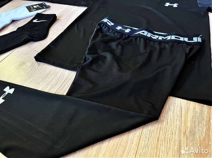 Рашгард Under Armour Black - 5/1, 2/110