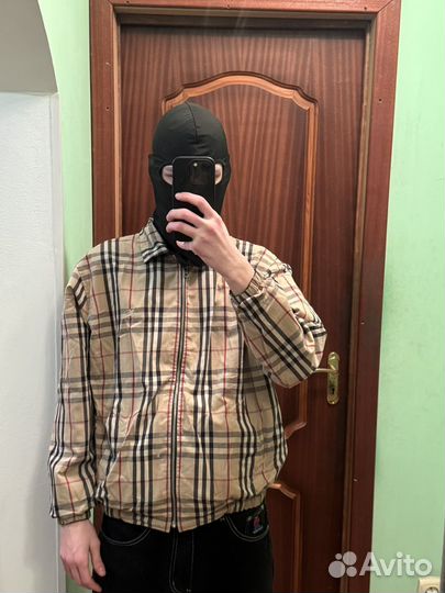 Бомбер burberry (двух сторонний )