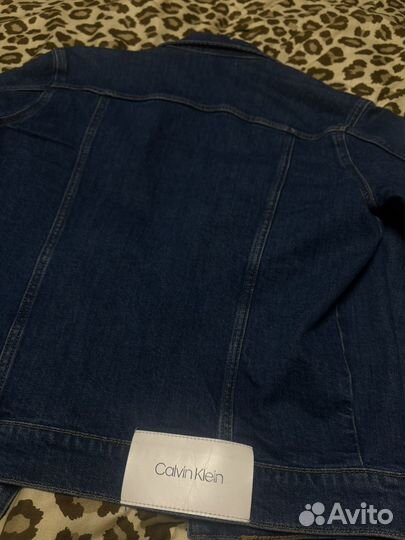 Джинсовая куртка calvin klein женская