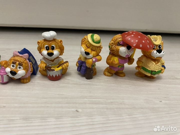 Львята из киндера 90-х годов 7 шт
