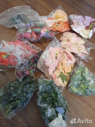 Искусственные цветы для декора свадьбы