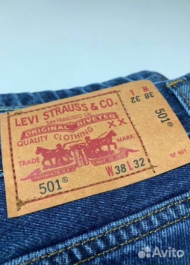 Мужские джинсы levis 501