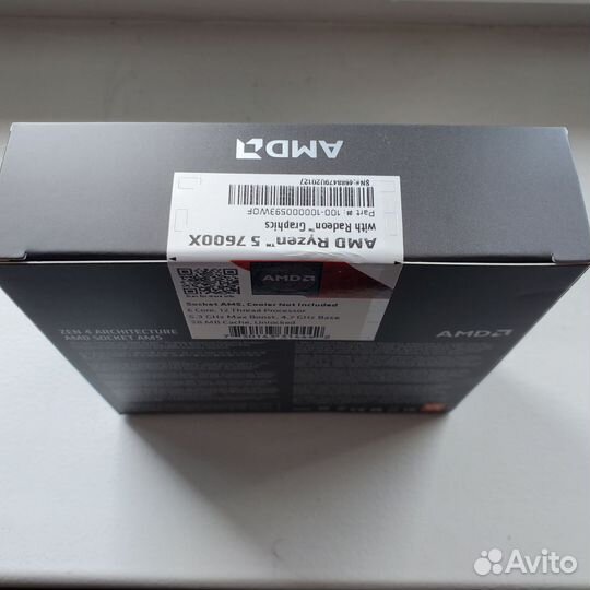 Процессор AMD Ryzen 5 7600x BOX новый