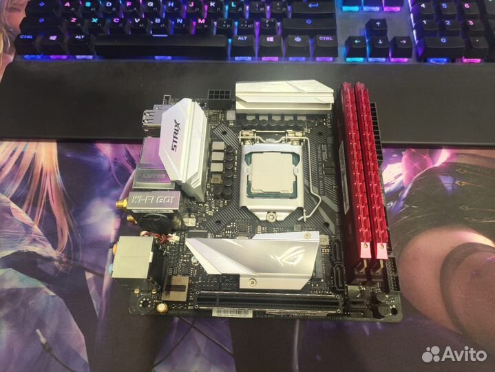 Cpu intel core i7 8700k, Rog Strix Z370 i-gaming