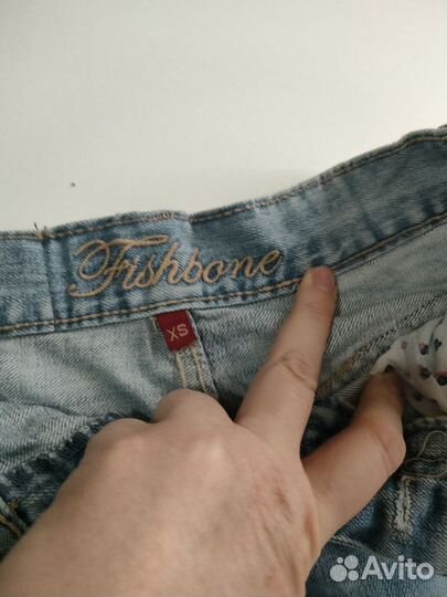 Шорты джинсовые