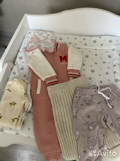 Детская одежда для девочек пакетом 68 74