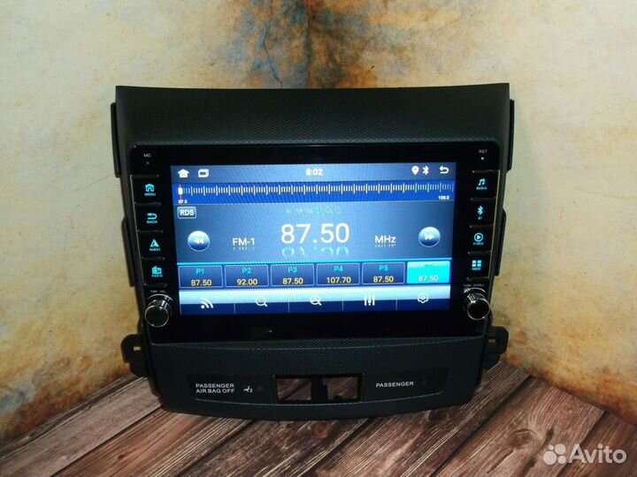 Магнитола Peugeot 4007 Android физические кнопки