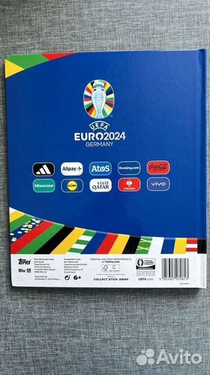 Альбомы / Блоки / Наклейки Topps euro 2024