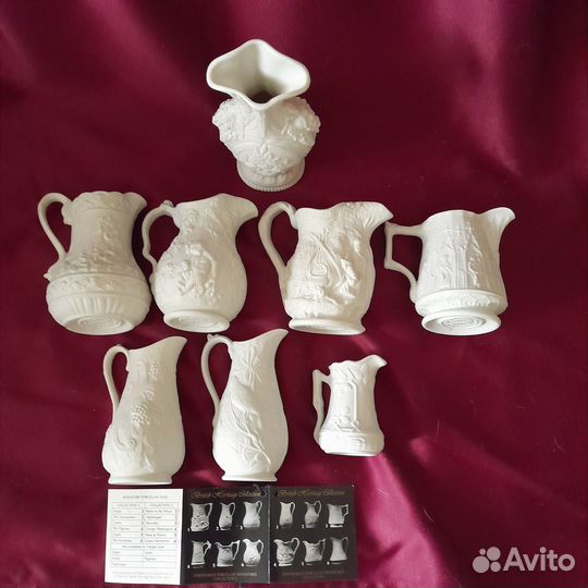 Кувшинчики Portmeirion. Бисквитный фарфор.Англия