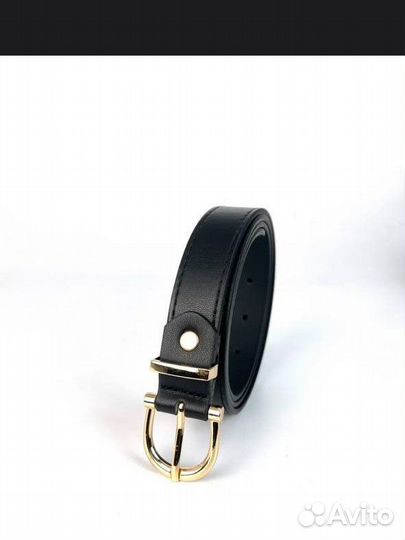 Ремень женский черный