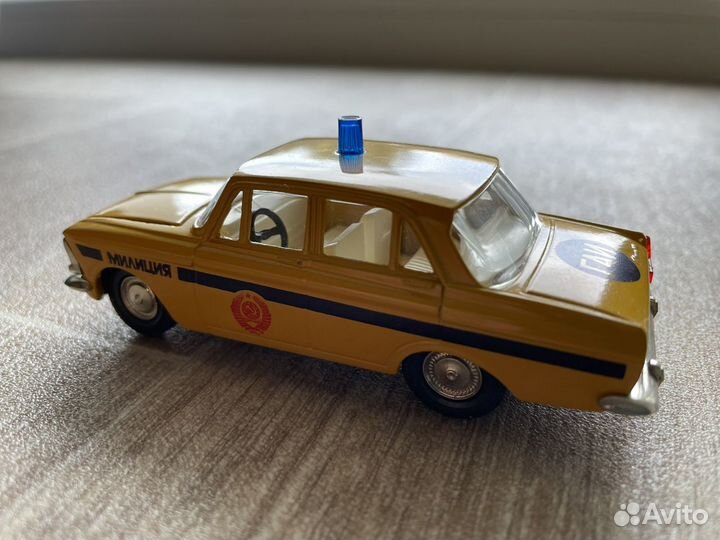 Коллекционная машинка Москвич «гаи»