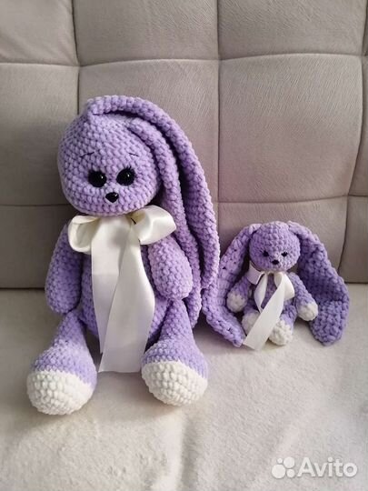 Плюшевые заяцы ручной работы