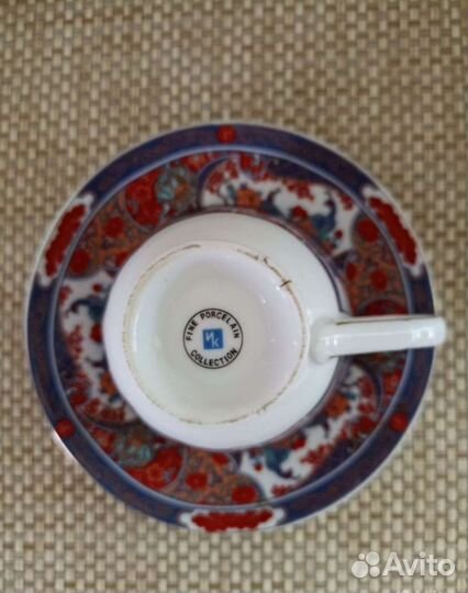 Чайная, кофейная пара, фарфор