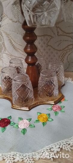 Набор бокалов и рюмок стойка бар