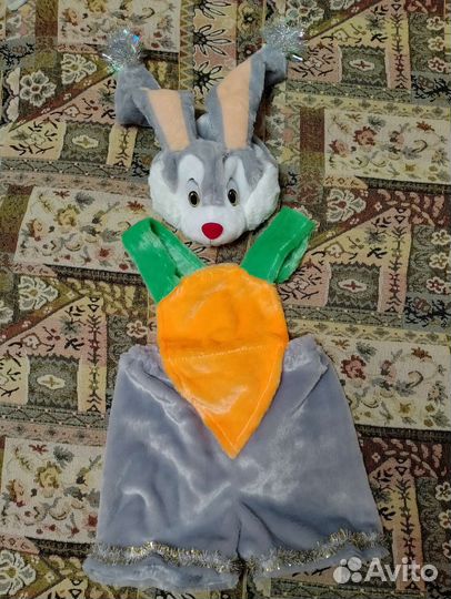 Карнавальный костюм зайчика 104р-р