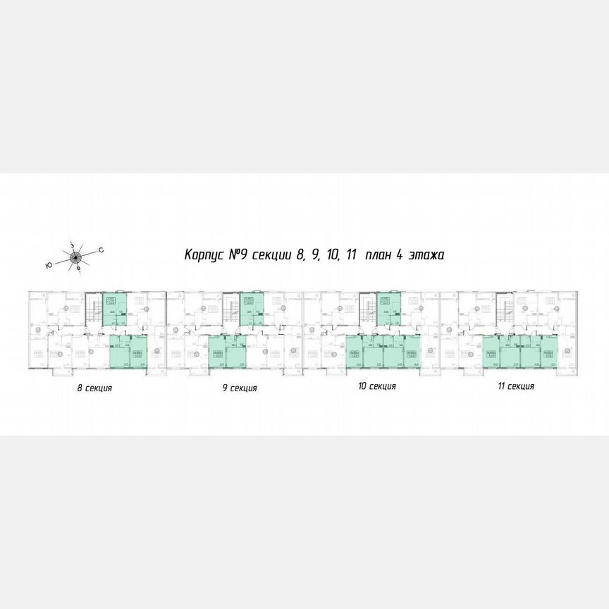 1-к. квартира, 36 м², 4/4 эт.