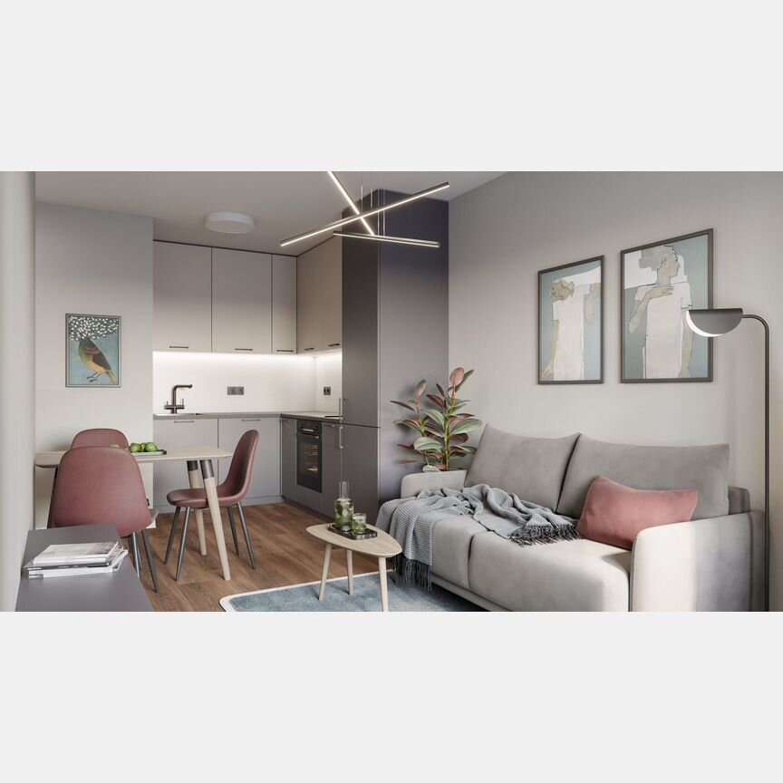 Квартира-студия, 24 м², 5/9 эт.
