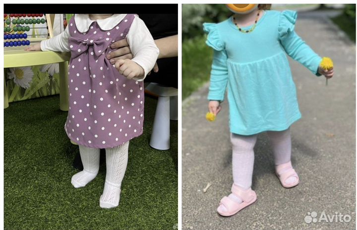 Платье для девочки 86