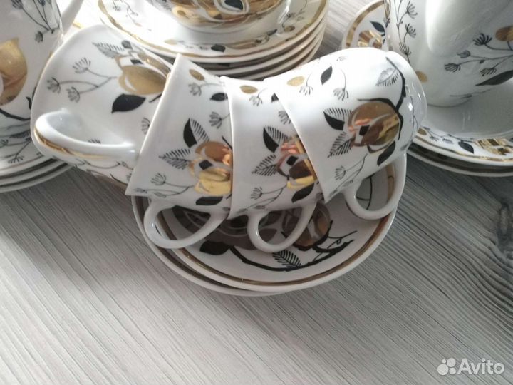 Чайный сервиз вербилки СССР