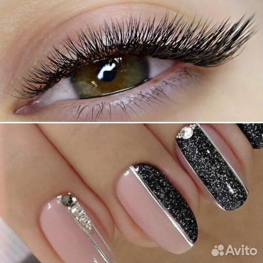 Гель-лак, наращивание ногтей и ресниц