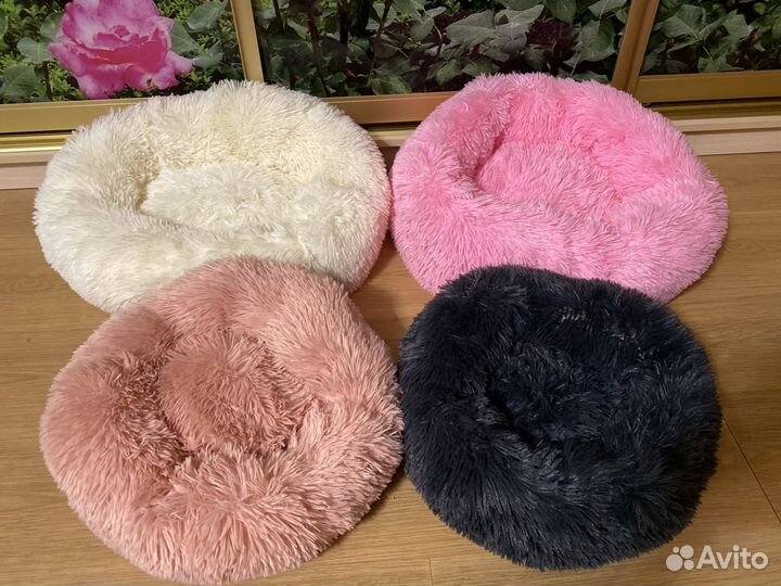 Пушистые Лежанки для кошек и собачек мелких пород