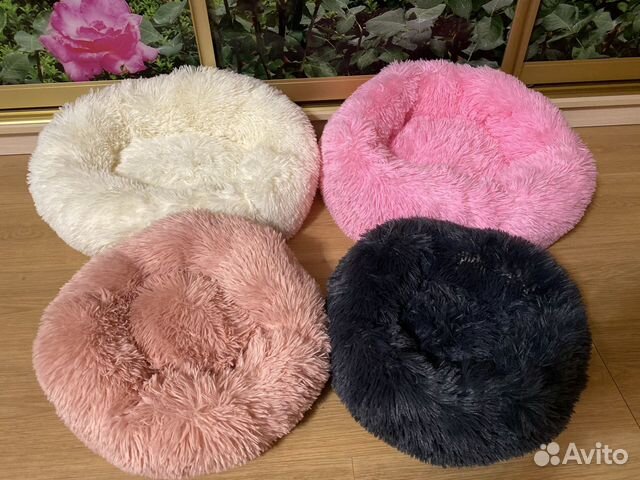 Пушистые Лежанки для кошек и собачек мелких пород