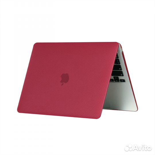 Чехол для MacBook Air 11 2011-2015 бордо карбон
